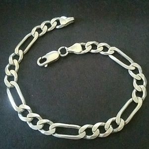 Sterling Silver 925 Bracelet solid 8 1/2"